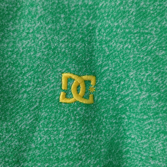 DC Hoodie Zip Up Sweater Size Small Green - Picture 8 of 12